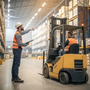 ฝึกอบรมขับรถยกอย่างปลอดภัย (Forklift Safety) เทคนิคการควบคุมรถยกและการตรวจเช็คสภาพรถก่อนปฏิบัติงาน โดยทีม TFGC