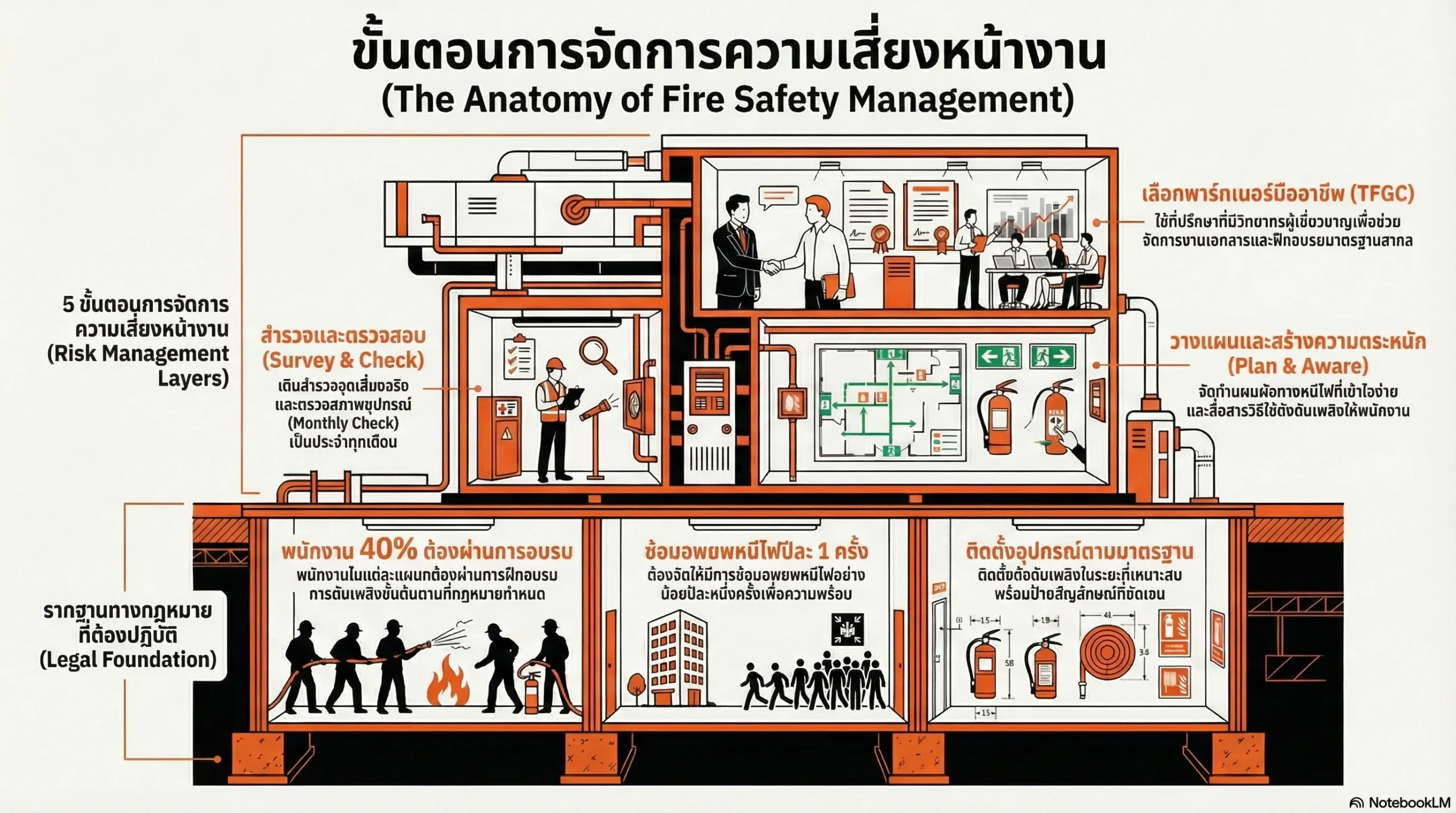 การจัดการ 5ขั้นตอน จป.มือใหม่ TFGC
