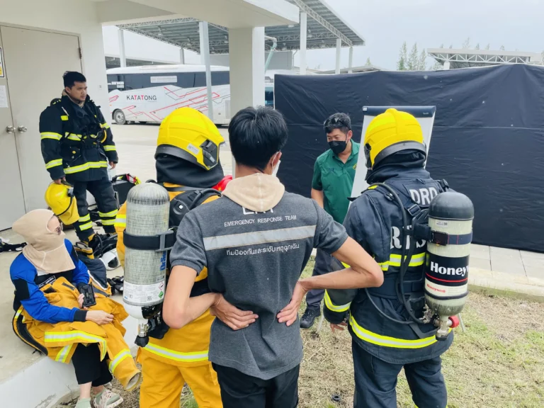 ภาพถ่ายจริงบรรยากาศการฝึกภาคปฏิบัติหลักสูตร ERT ทีมตอบโต้ภาวะฉุกเฉินขั้นสูง ณ ศูนย์ฝึก TFGC ประเทศไทย