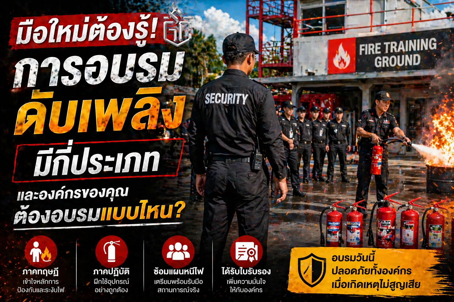 อบรมดับเพลิง
