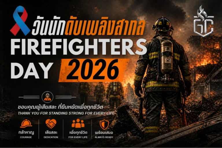 วันนักดับเพลิงสากล May 4th Firefighters Day 2026